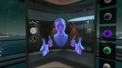 Интерфейс общения в VR